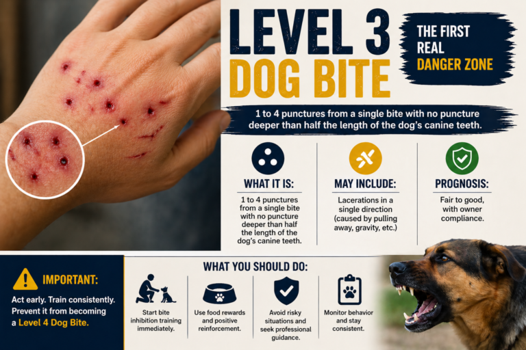 How to Understand Dog Bite Levels: A Complete Guide to Level 3, Level 4 ...