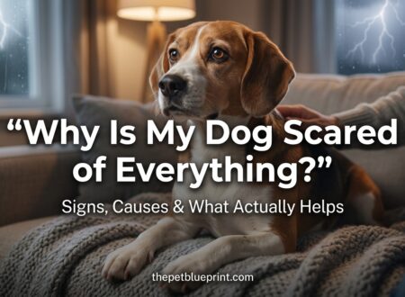 Why is my dog scared of everything? Signs, causes, and what actually helps