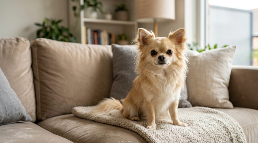 Long haired Chihuahua