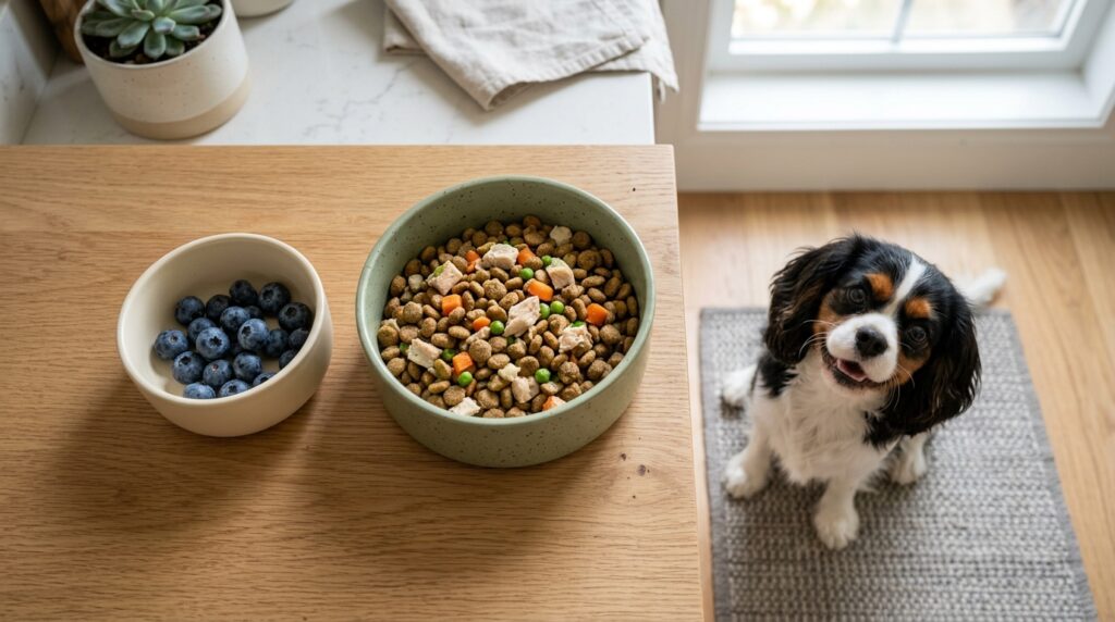 Are blueberries bad for dogs in any situation?
