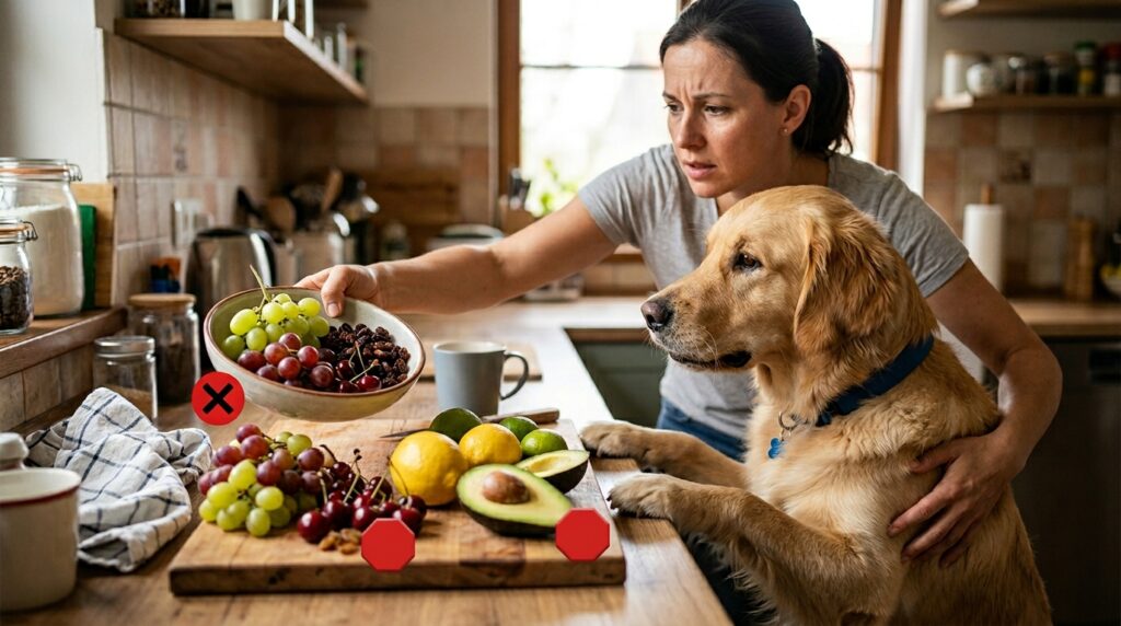 Fruits dogs should never eat