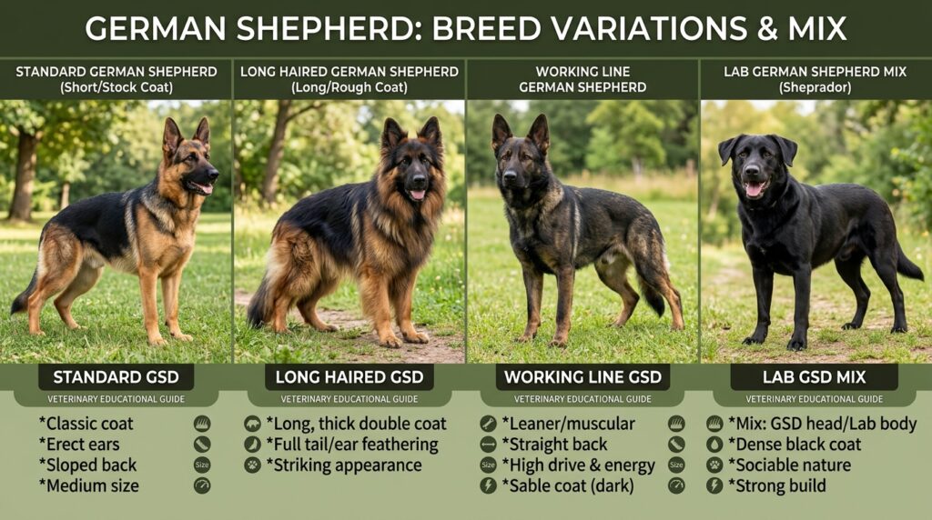 Types of German Shepherds