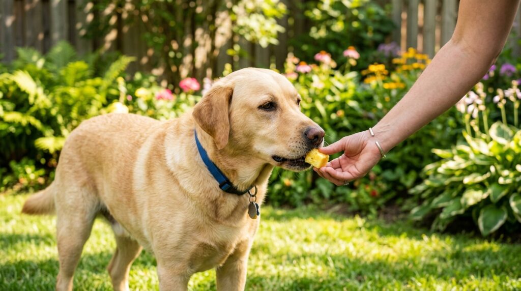 How much pineapple can dogs eat?