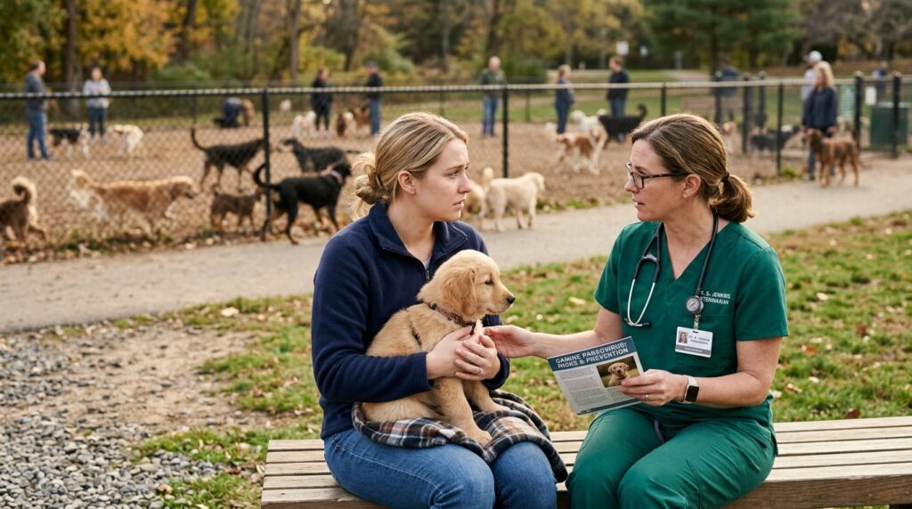 When can puppies go outside safely?